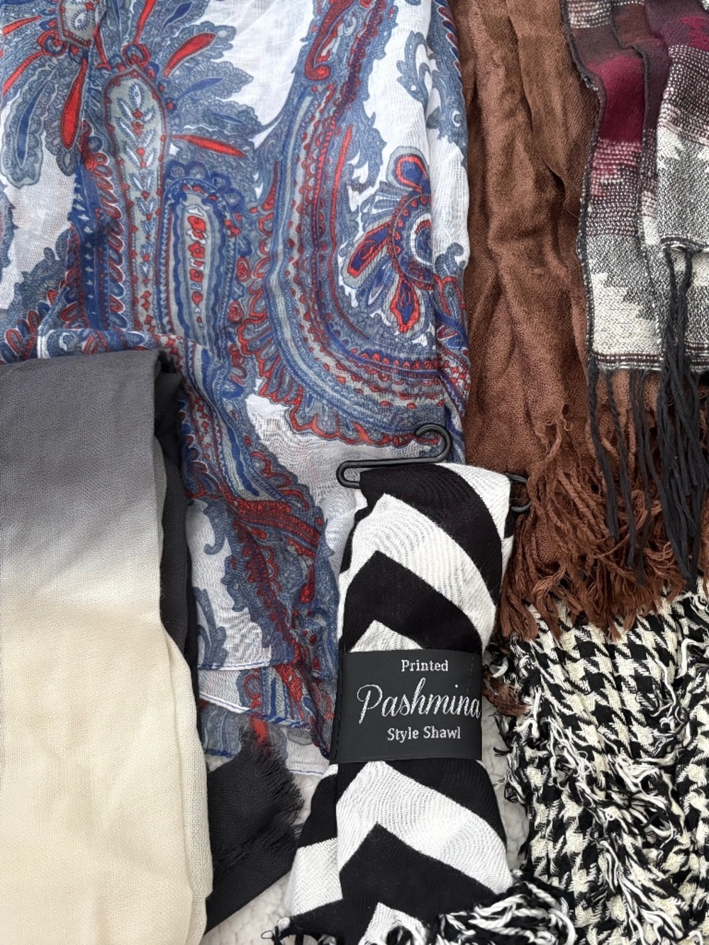 Scarves- Lot of 12 - Multiple colors and sizes